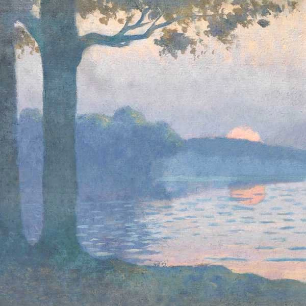 Paesaggio al tramonto